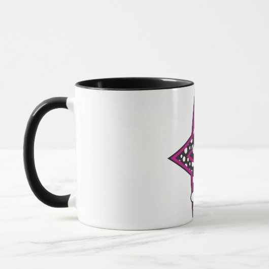 Girlie Emo Skull Tasse (Links)
