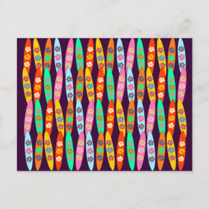 Girlie Flows Surfboards Postkarte