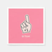 Girlie Football Serviette (Vorderseite)