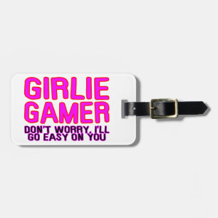 Girlie Gamer, der einfach geht Gepäckanhänger