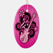 Girlie Gitarre Keramik Ornament (Rechts)