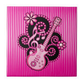 Girlie Guitar Fliese (Vorderseite)