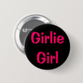 Girlie Mädchen Button (Vorne & Hinten)