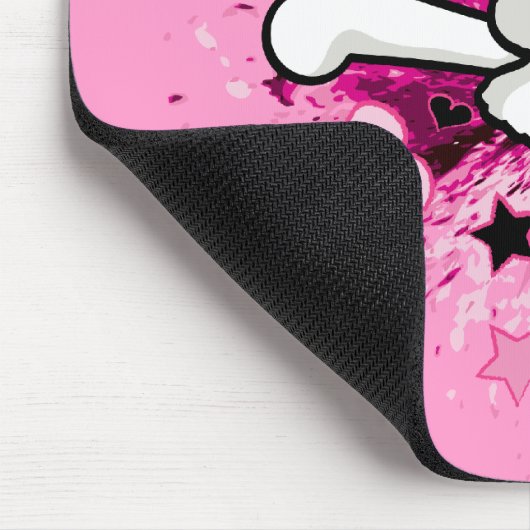Girlie Skull Mousepad (Ecke)