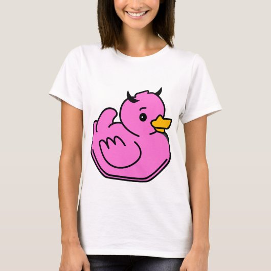 Girlie Teufel Ducky T-Shirt (Vorderseite)