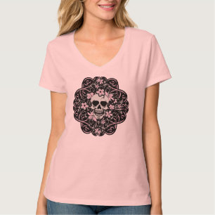 Girlie Vintag Skull T-Shirt