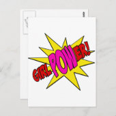 GirlPOWer Postkarte (Vorne/Hinten)