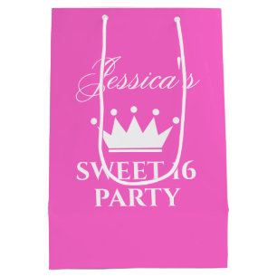 Girl's 16 . Geburtstag 16. Geburtstagsparty in Ros Mittlere Geschenktüte