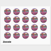 Girls 5th Birthday Stickers (Blatt)
