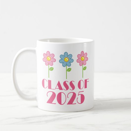 Girls-Abschluss-Geschenk der Klasse 2025 Kaffeetasse (Links)