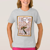 Girls' Abstract Flower T-Shirt (Vorderseite)