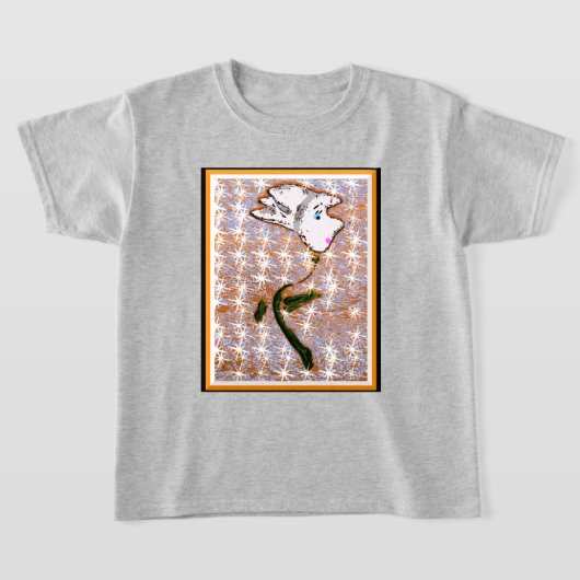 Girls' Abstract Flower T-Shirt (Ablage )