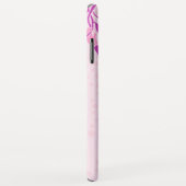 Girls Affe rosa lila grafische Bezeichnung Case-Mate iPhone Hülle (Hinten/Rechts)