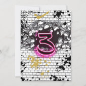 Girl's Aint Nuthin, aber ein Drei-Tang-Hip Hop 3. Einladung (Rückseite)