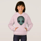 Girls Alien Hoodie Jacket Alien Hooded Jacket (Vorne ganz)