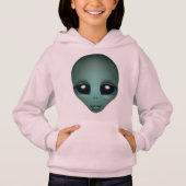 Girls Alien Hoodie Jacket Alien Hooded Jacket (Vorderseite)