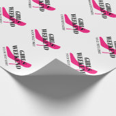 Girls am Wochenende Brautparty Junggeselinnen-Absc Geschenkpapier (Ecke)