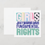 Girls And Fundamental Rights (Vorne/Hinten)