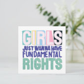 Girls And Fundamental Rights (Stehend Vorderseite)