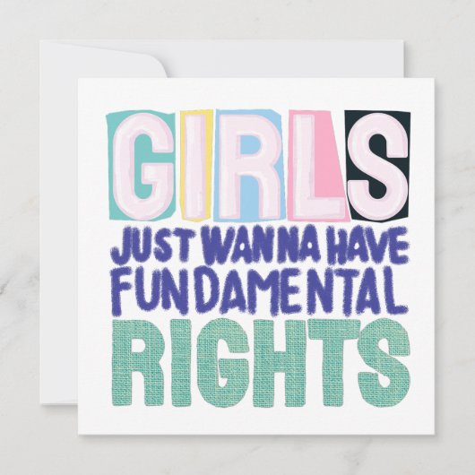 Girls And Fundamental Rights (Vorderseite)