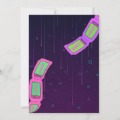 Girls Arcade Geburtstagsparty Einladung (Rückseite)