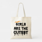 Girls are The cuttest Halloween gift Tragetasche (Rückseite)