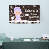 Girls Baby's Cold Outdoor Baby Duschbanner Banner (Messeveranstaltung)
