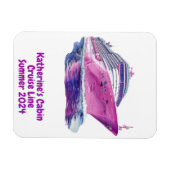 Girls Bachelorette Friends Custom Cabin Door Magnet (Horizontal)