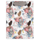 Girls Back-to-School-Zwischenablage Klemmbrett (Vorderseite)
