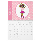 Girls Ballerina Ballet Kalender (Mär 2026)