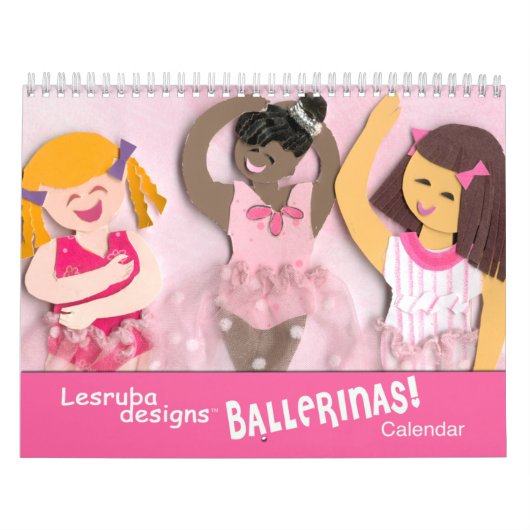 Girls Ballerina Ballet Kalender (Titelbild)