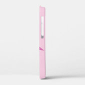 Girls ballerina dunkles Haar genannt pink Case-Mate iPhone Hülle (Rückseite / Links)