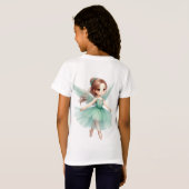 Girls Ballerina T-Shirt (Schwarz voll)
