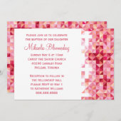 Girls Baptism Baby Dedication First Heilige Kommun Einladung (Vorne/Hinten)