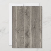 Girls Barnyard Chalkboard Geburtstagseinladung Einladung (Rückseite)