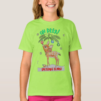 Girls Basic Christmas T - Shirt