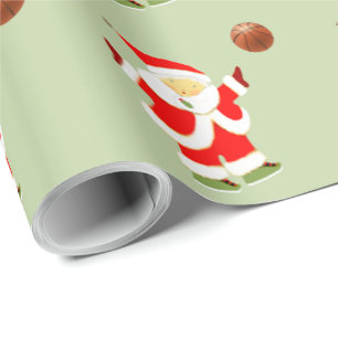 Girls Basketball Holiday Geschenk Geschenkpapier