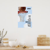 Girls Basketball Poster (Küche)