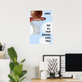 Girls Basketball Poster (Heimbüro)