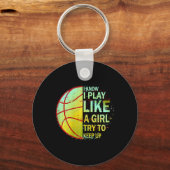 Girls Basketball Schlüsselanhänger (Vorderseite)