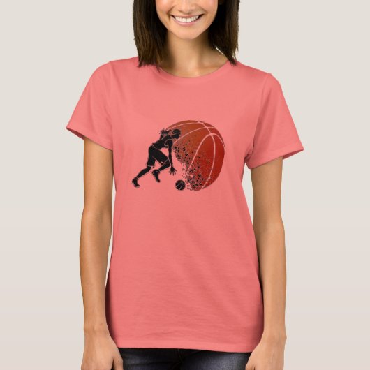 Girls Basketball T - Shirt (Vorderseite)