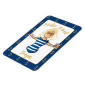 Girls Beach Weekend für ihre sonnige Ferientür Magnet (Linke Seite)