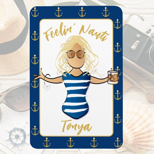 Girls Beach Weekend für ihre sonnige Ferientür Magnet