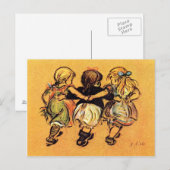 # Girls - Best Friends - Zille Postkarte (Vorne/Hinten)