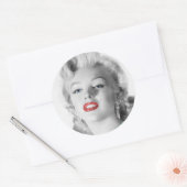 Girls bester Freund I Runder Aufkleber (Umschlag)