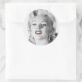 Girls bester Freund I Runder Aufkleber (Tasche)