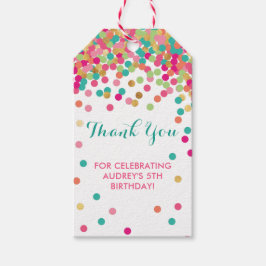 Girl's Birthday Party Danke, dass ihr Tags bevorzu Geschenkanhänger