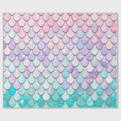 Girls Birthday Party Gift Wrapping Paper Geschenkpapier (Flach)
