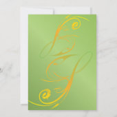 Girls Birthday Party | JAHRESZEIT Einladung (Rückseite)