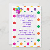 Girl's Birthday Party Magazine Einladung (Rückseite)